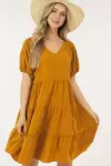 Basic Short Neck Dress Layers