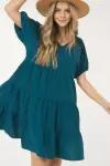 Basic Short Neck Dress Layers