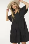 Basic Short Neck Dress Layers
