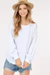 Long Sleeve Top with Loose Arm